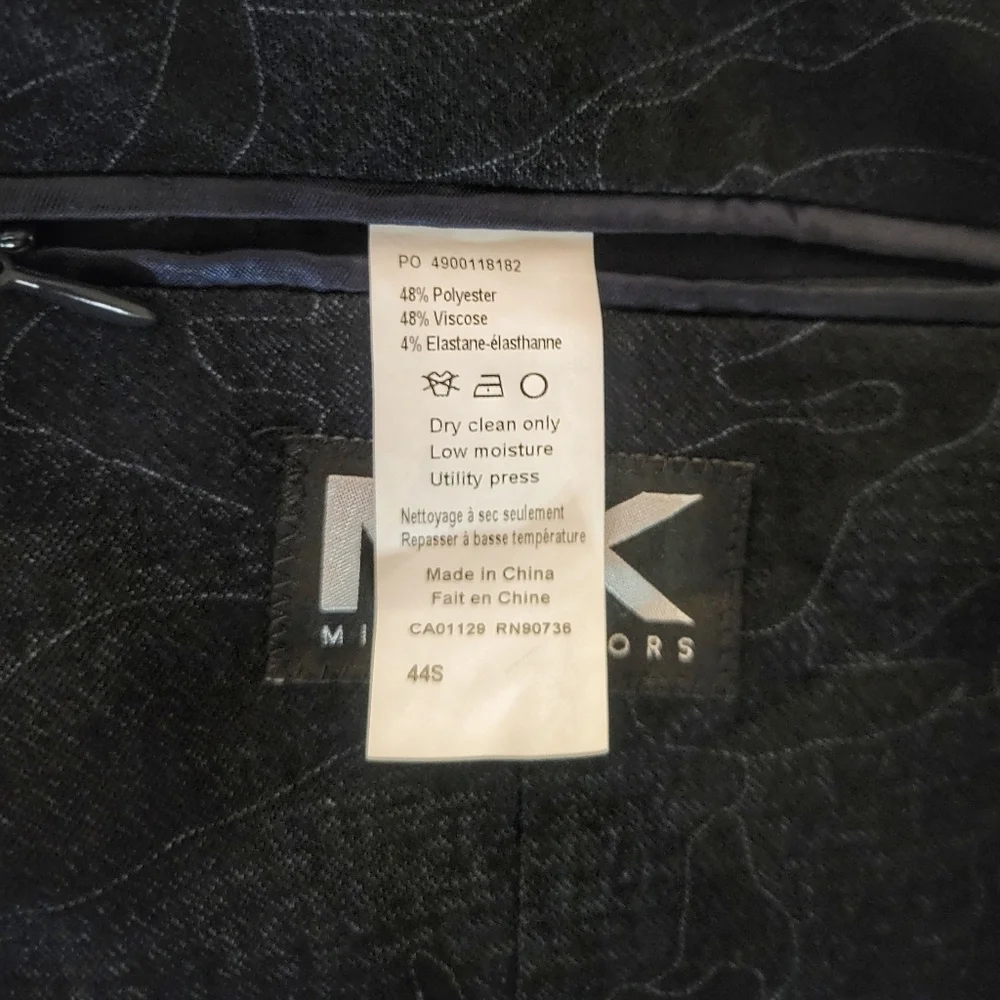 MICHAEL KORS \ Men's Camo Knit Sportcoat / 44 Short / Navy